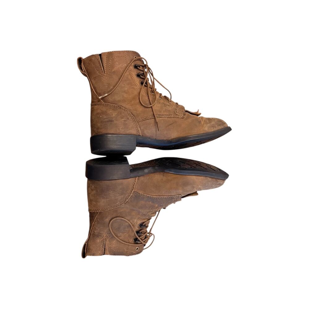 Ariat Women's Heritage Lacer Western Boots Sz. 8 Wide - Picture 6 of 9